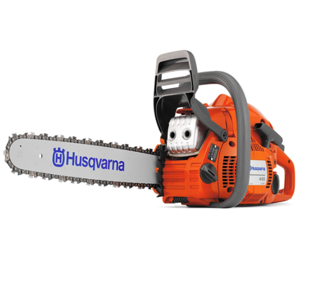 Husqvarna Chain Saw 45.7CC, 2.8HP, 2700rpm, 18", 4.9kg 445 - Click Image to Close